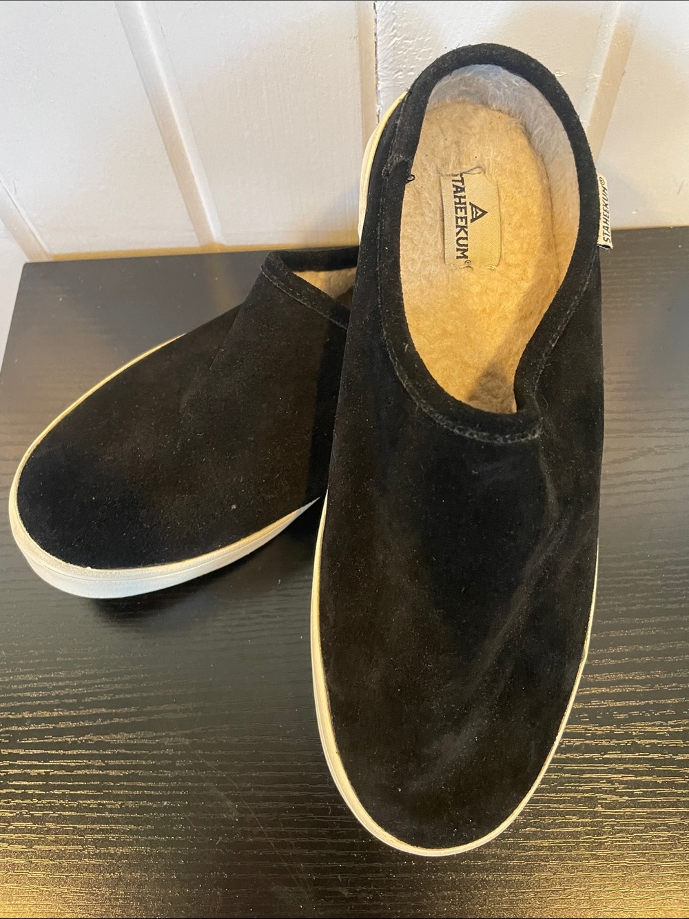 Staheekum Women's Cami Suede  Slip On Mule size 7